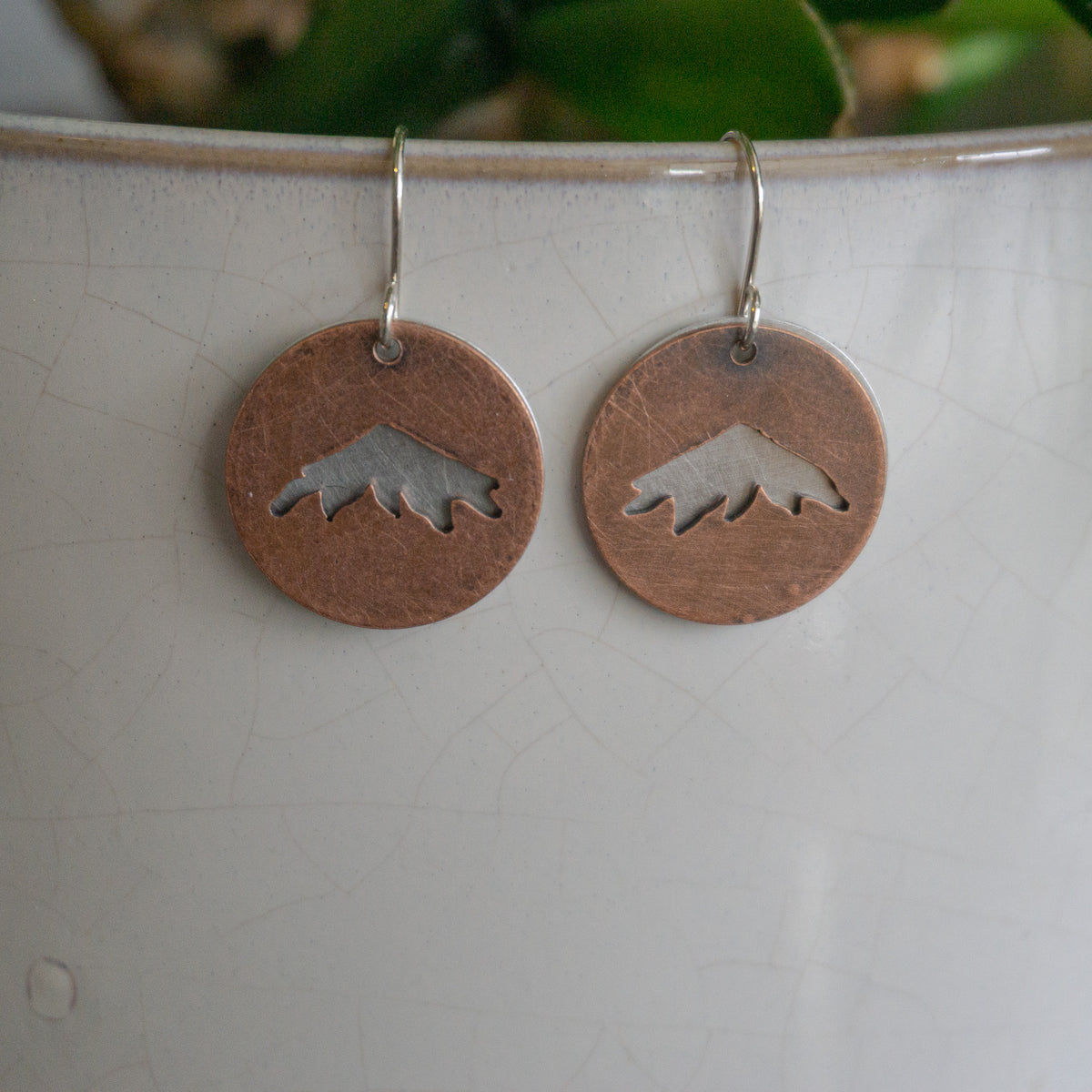 Cutout Mountain Earrings