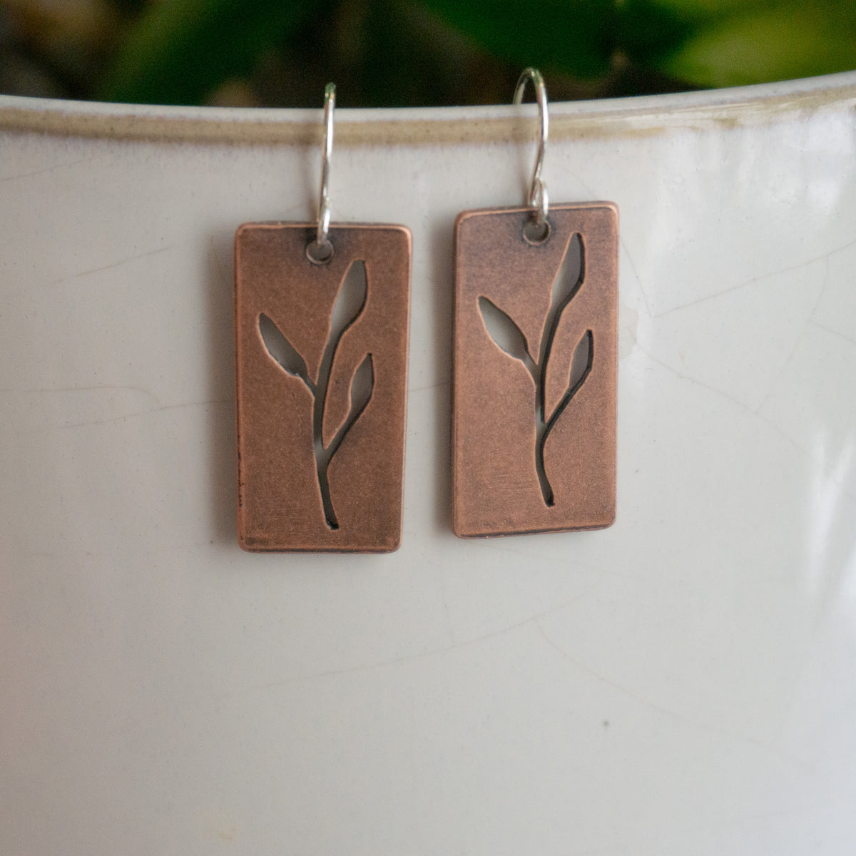 Cutout Botanical Earrings