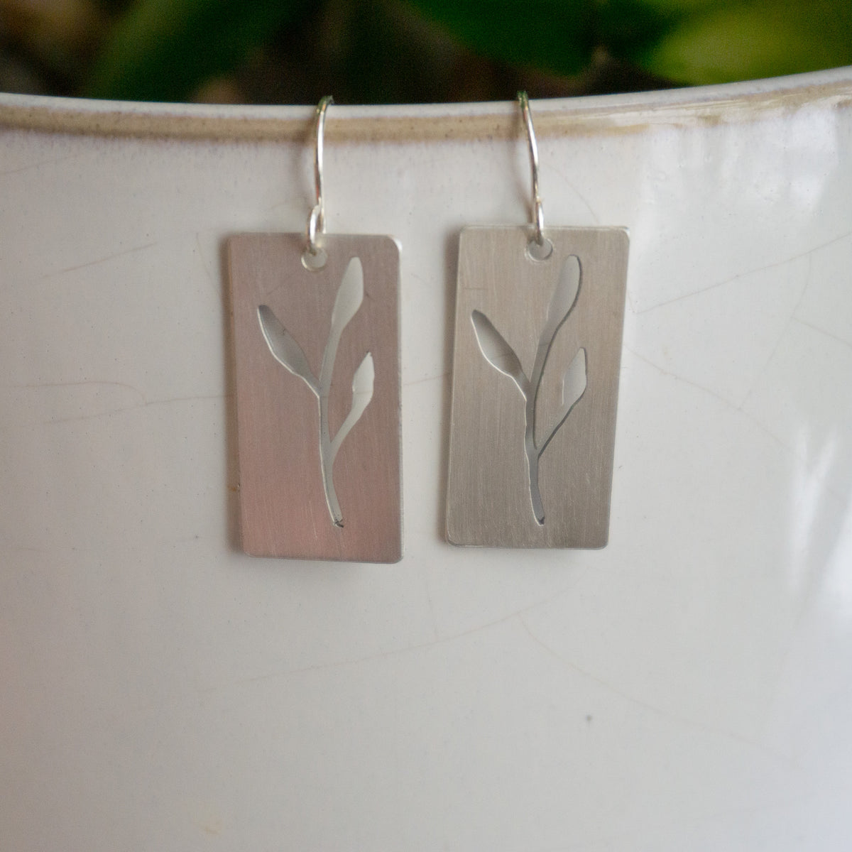 Cutout Botanical Earrings
