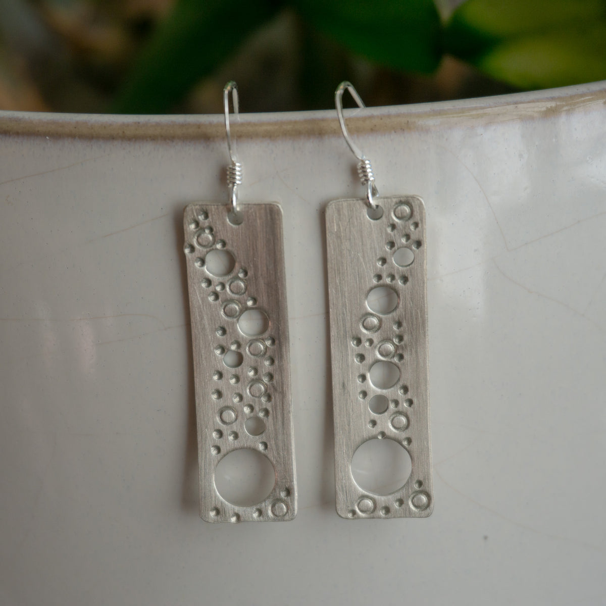 Moon Phase Pillar Earrings