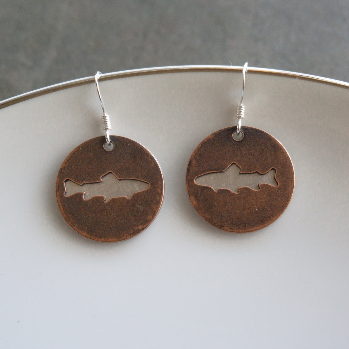 Cutout Trout Earrings