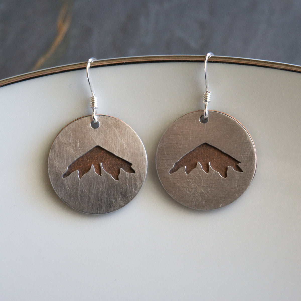 Cutout Mountain Earrings