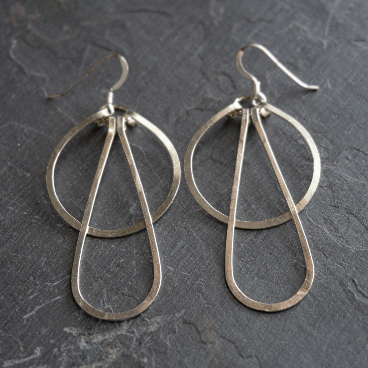 Kinetic Double Hoop Earrings